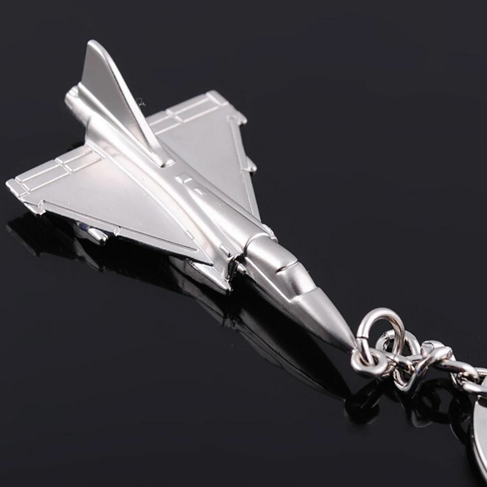 

1Pc 9cm Airplane model Modern Combat Aircraft Plane keyring high quality keychain Key Chain Key Ring Key Holder