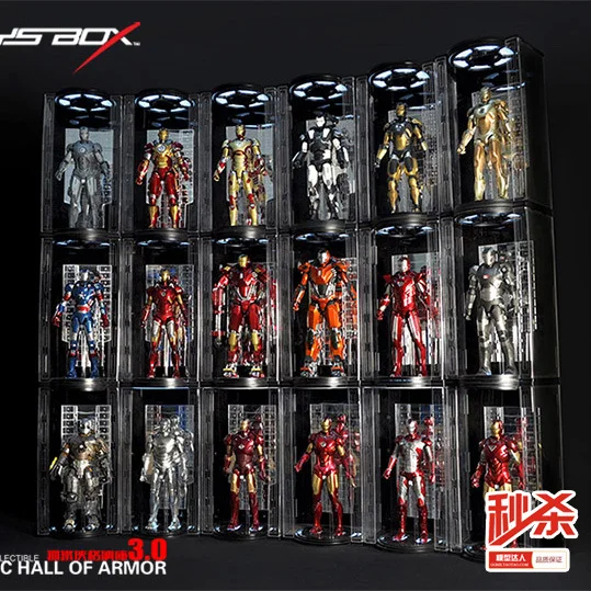 Spot 4 crown TOYS BOX 1/6 Iron Man 3.0 MK Hangar closed 3