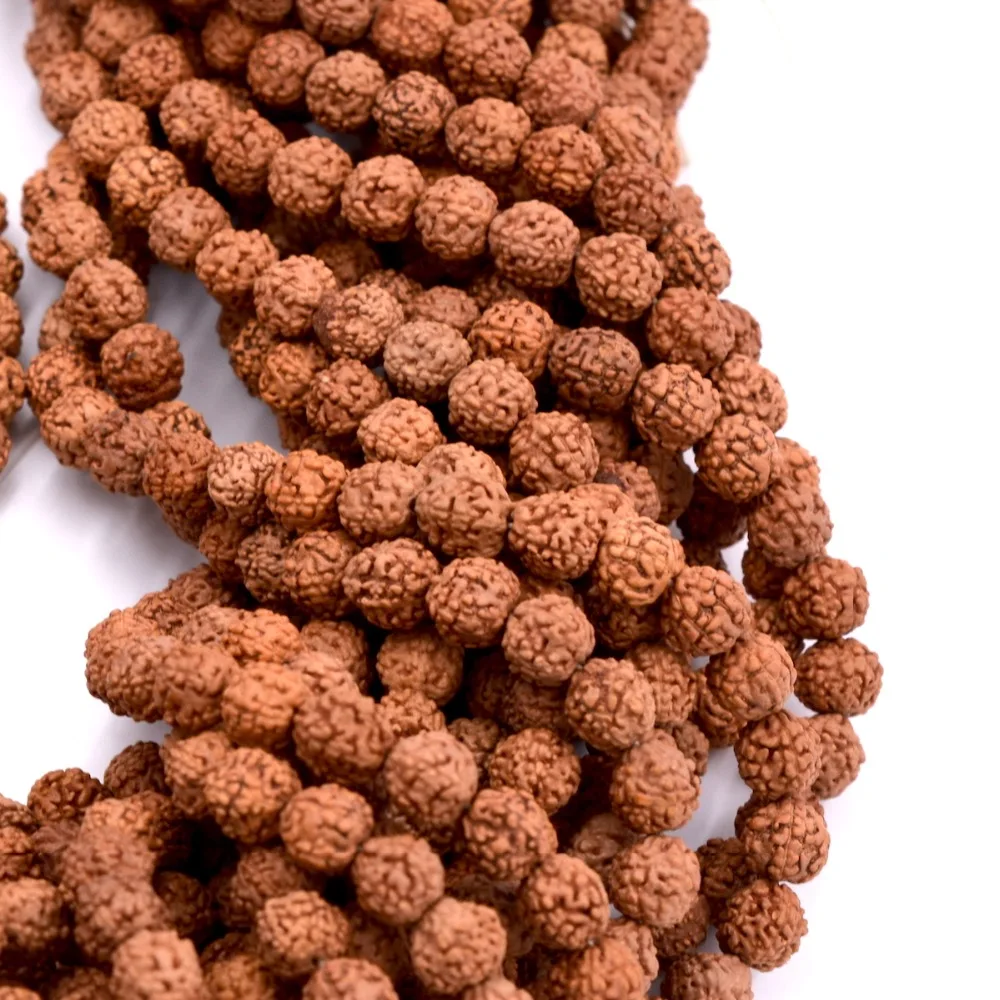 

Rudraksha Rudraksh Mukhi Loose 8mm Beads Yoga Meditation Wholesale Lot of 108