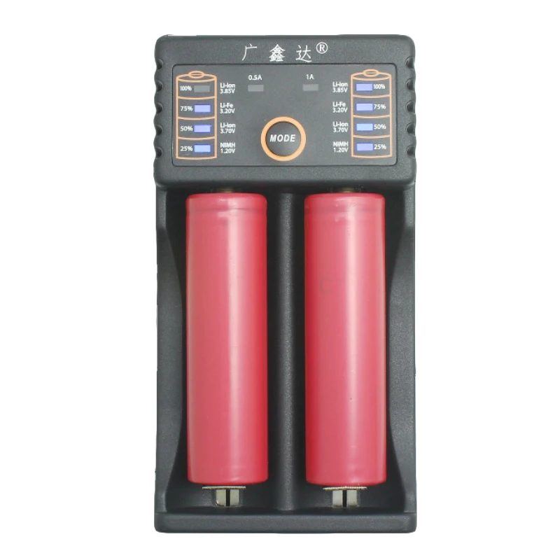 Guangxinda 18650 1 2 V 3 7 v Батарея Зарядное устройство для 26650 18350 18500 16340 17500 14500 CR123 литий