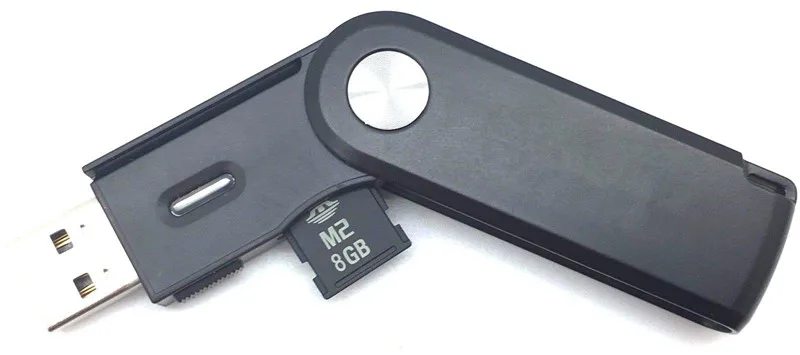  Hot 1GB 2GB 4GB 8GB M2 memory card Memory Stick Micro with Adapter MS PRO DUO + Free M2 Card Reader
