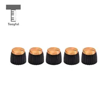 Excesivo 5 unidades amplificador de guitarra AMP perillas con la tapa del oro para Marshall amplificador repuesto