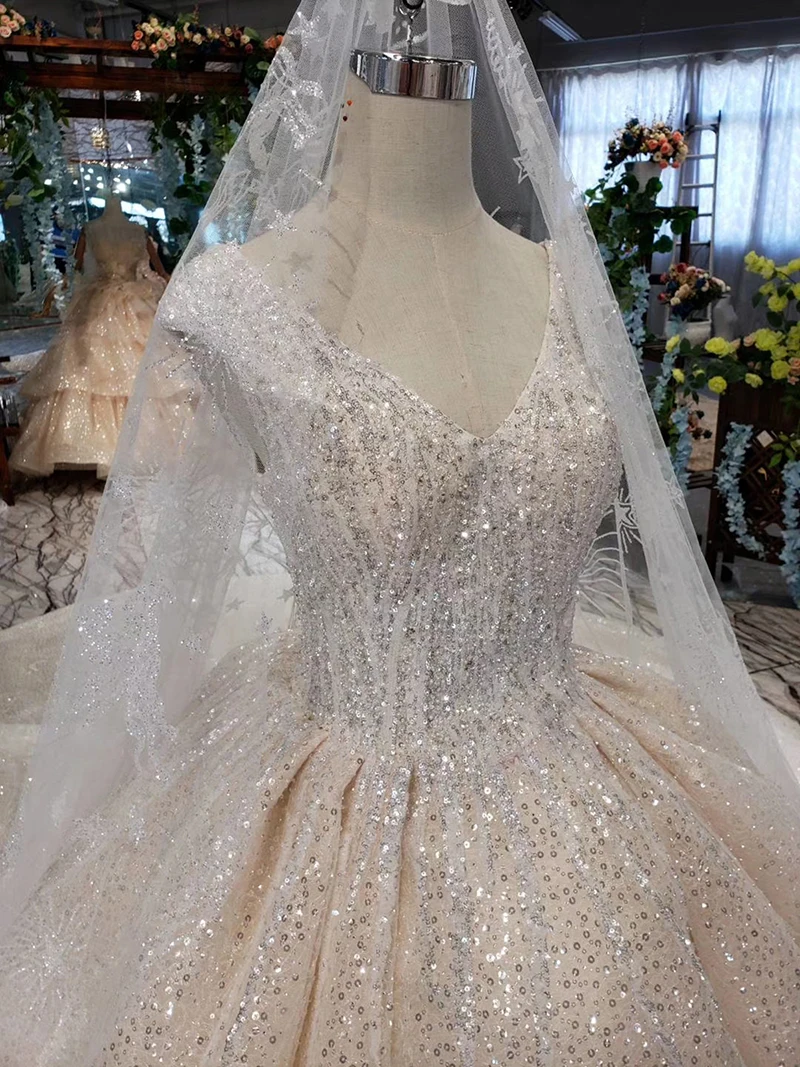 HTL419 summer wedding dresses boho v-neck sleeveless shawl lace up v-back beach bridal dress gown vestido de noiva princesa (4)