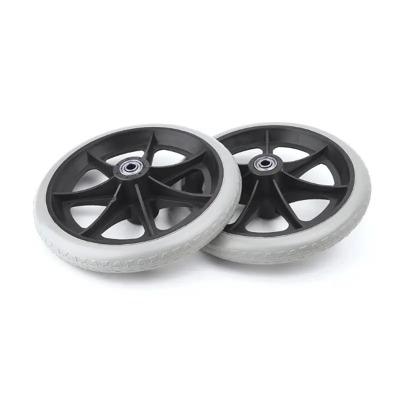

2pcs 8" Wheelchair Casters Small Cart Rollers Chair Wheels Accessories