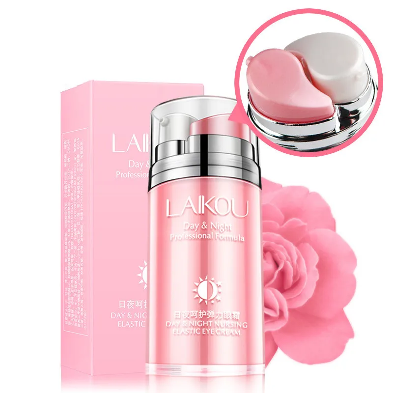 

Natural Essence Day and Night Moisturizing Elastin Eye Cream Rejuvenation Fading Pigment Removal Fish Wrinkle Firming Cosmetics