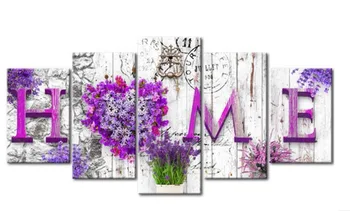 

5pcs Full Square/Round Drill 5D DIY Diamond Painting "Home sweet home" Multi-picture Combination Embroidery 5D Gift