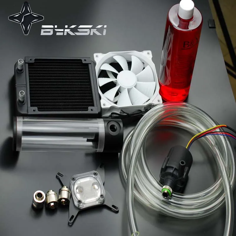 Bykski CPU Micro Channel water cooling system kit with water cooler