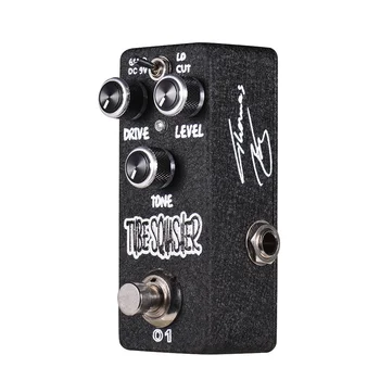 

Overdrive Guitar Effect Pedal with Drive Level Control Full Metal Shell True Bypass Tap Tempo Function True Bypass