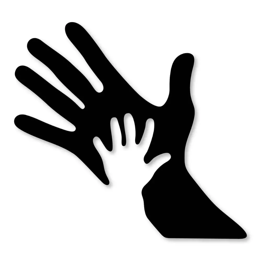 

hands help logo sign language 55*86mm Metal Cutting Dies Scrapbooking for Card making DIY Embossing stencil Cuts Craft Die 2019