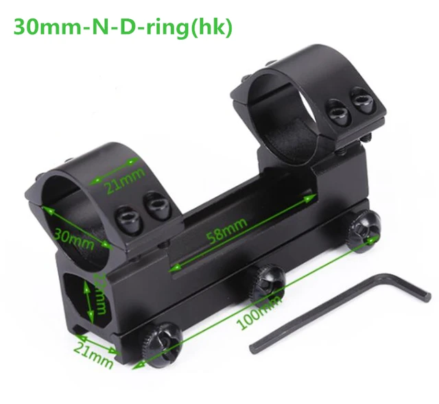 High Profile Magnum Airgun Scope Mount With Stop Pin 25.4mm 1" /30mm
