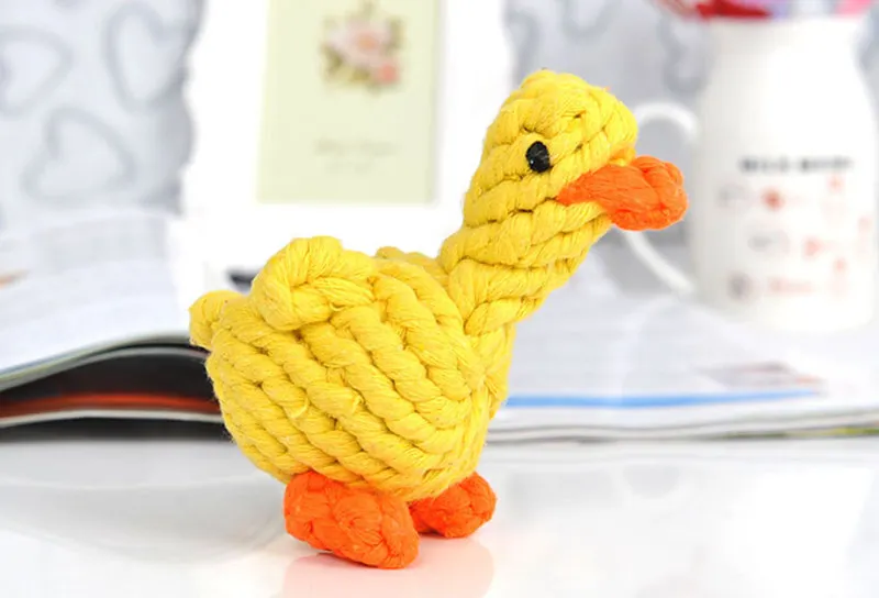 Игрушки для домашних собак, мягкие игрушки для животных, хлопковые игрушечные собаки на веревке, прочные хлопковые игрушки-Жвачки, Обучающие прорезыватели, Игрушки для маленьких и средних щенков