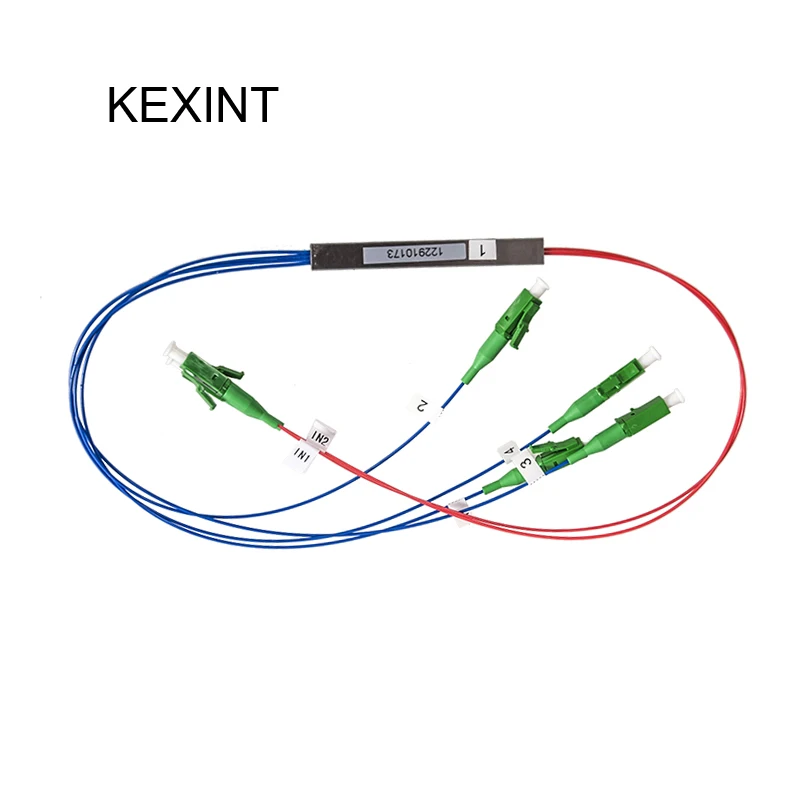 KEXINT Fiber Optic PLC Splitter 1*4mini module splitter equipment LC/APC/Single model 0.9mm1*4 1.5M/ 5Pieces | Мобильные телефоны и