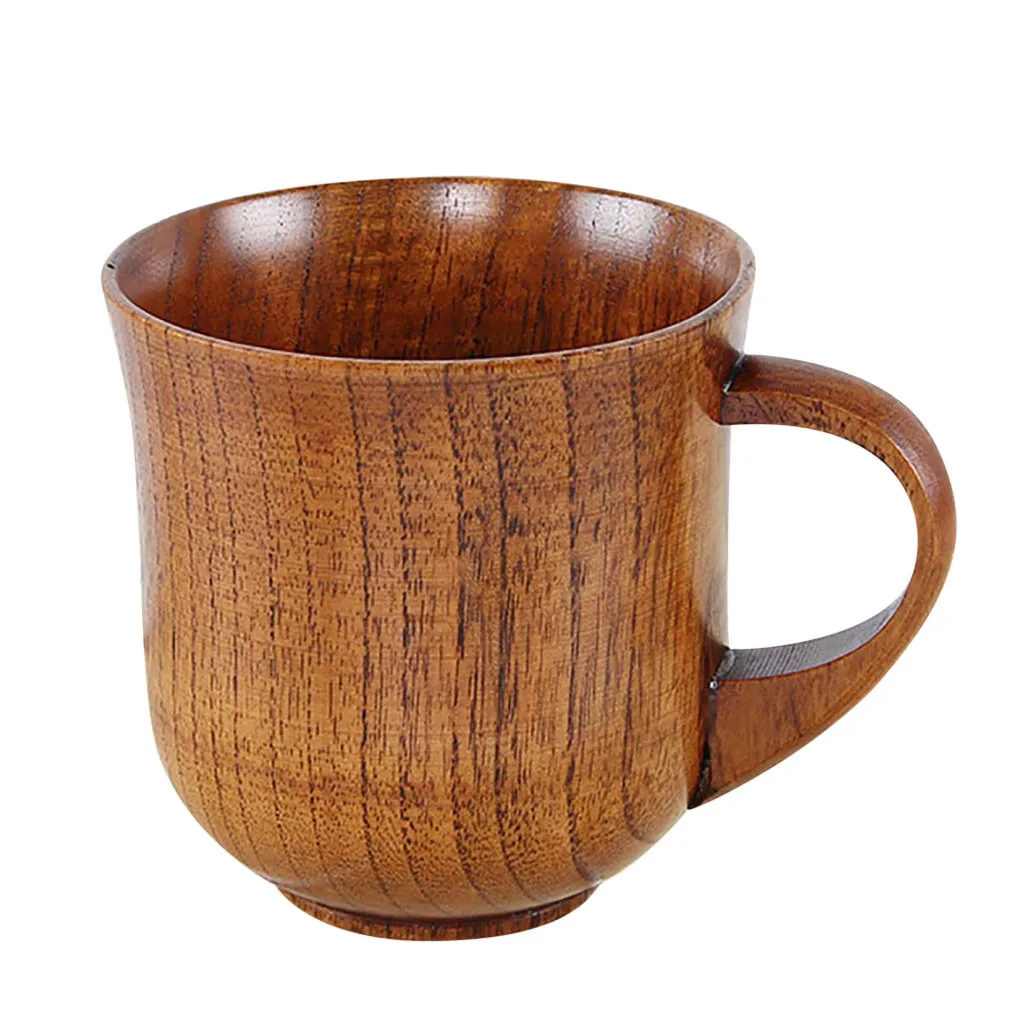 Деревянные маленькие чашки для чая ручной работы из натурального цельного дерева, деревянные чашки для вина, кофе, воды, чашки для питья, милые 27 марта - Цвет: H