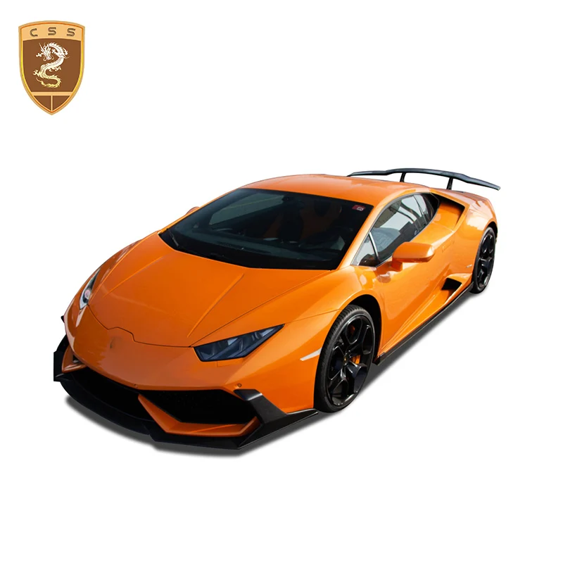 

Front Lip For 2014 2015 2016 Lamborghini Huracan LP610-4 DM Style Carbon Fiber Front Lip Bumper Diffuser Wing