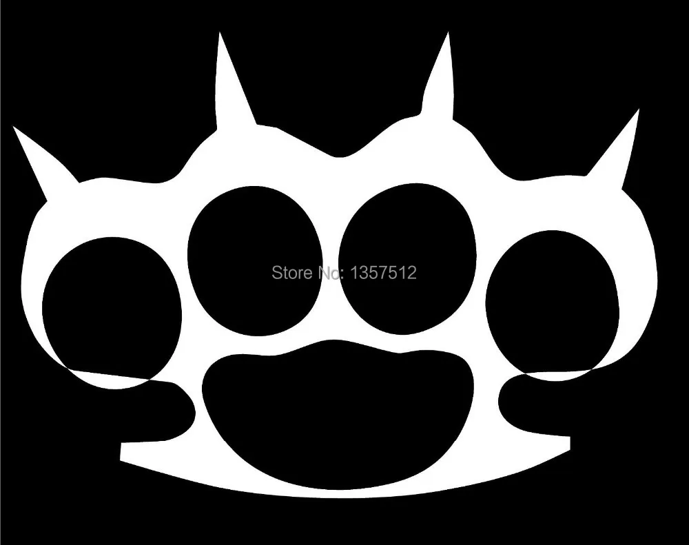 Sticker Graphic Auto Trucks Brass Knuckles Spike JDM Truck Sticker for Windows Cars Wall Laptop Cell