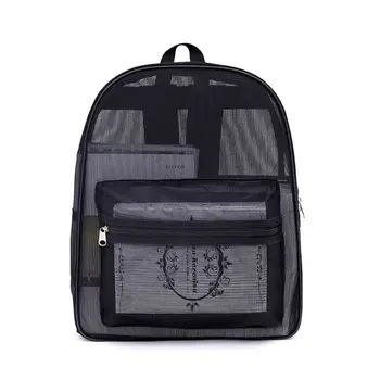 

Fashion Unisex Sports Backpack Mesh Rucksack Travel Shoulder Bag Bookbag Student Daypack