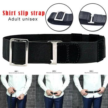

Shirt Holder Adjustable Near Shirt Stay Best Belt for Women Men Work Interview IK88