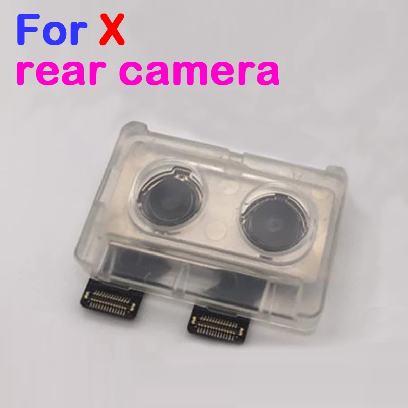 

100% Tested For iPhone X Rear Back Big Camera Module Flex Cable Replacement parts For iPhone X 5.8" free shipping
