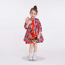 new design girls Flowers printing coat kid Outwear For Spring Autumn Children Clothing