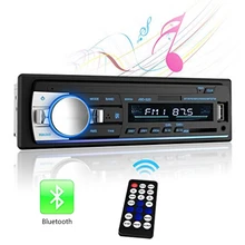 1 Din Bluetooth Car Radio Stereo Player Phone AUX-IN MP3 FM/USB/radio Remote Control Car Tape Recorder with Digital FM Tuner 12V