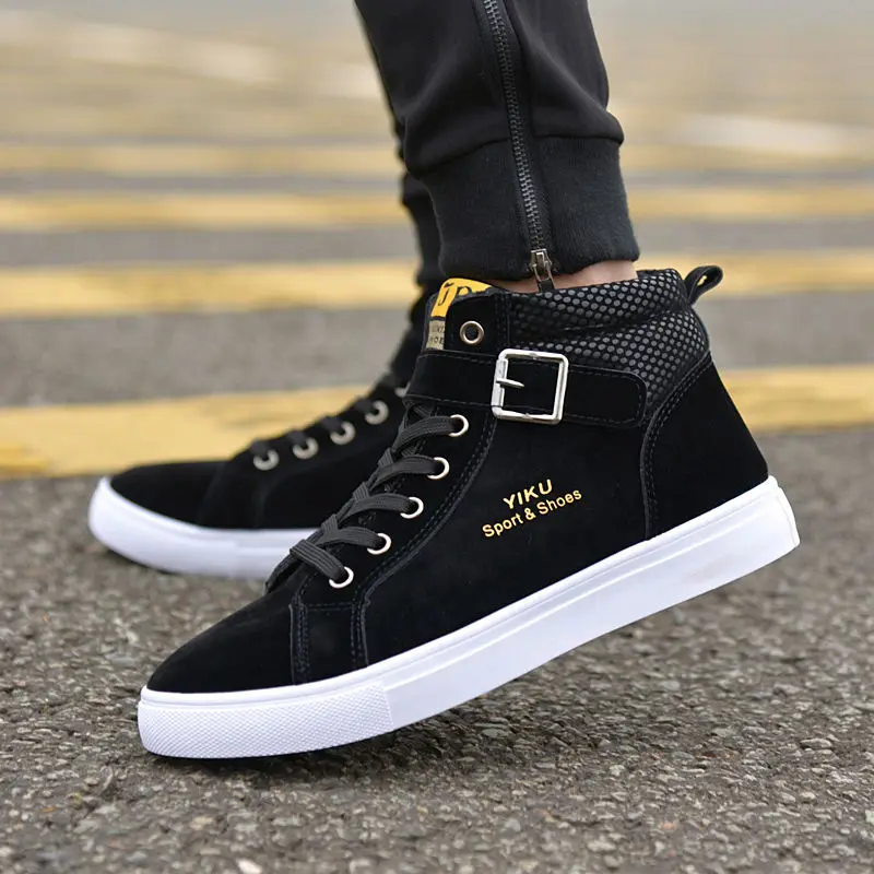 2017 font b Men b font Flock Casual font b Shoes b font Korean Fashion Style