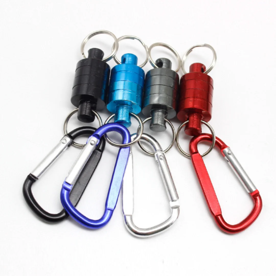 

Fly Fishing Accessories Set Aluminum Alloy Strong Pull Magnetic Net Release With 1m Lanyard Holder Connection Buckle
