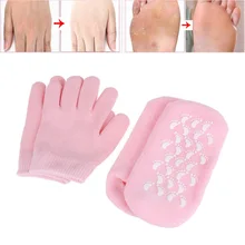Маска для ног, гель-содержащие спа-носки, перчатки, силиконовые, увлажняющие, отбеливающие, мягкие, отшелушивающие, восстанавливающие, инструменты для ухода за ногами