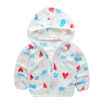 

Spring Summer Children's Sunscreens Korean boys Girls Baby coat