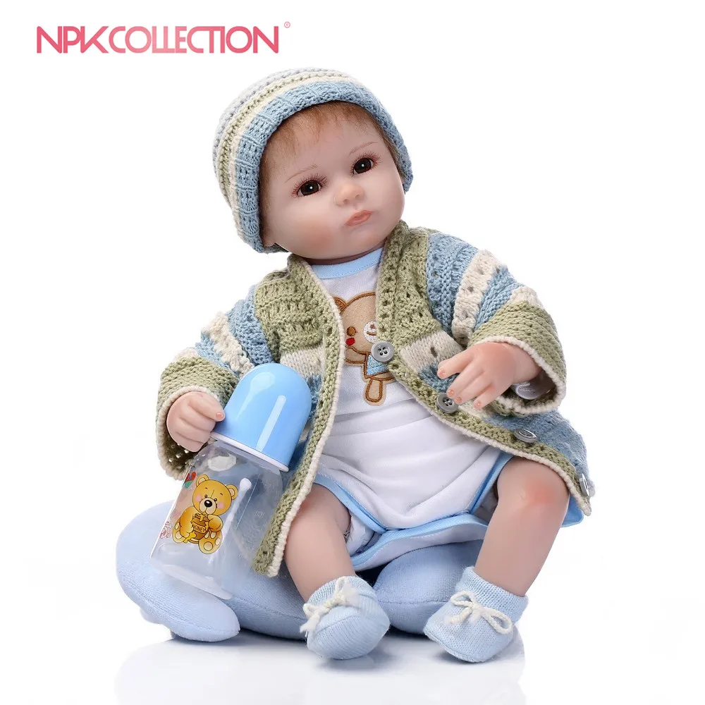 

NPK Hot sale silicone reborn dolls wholesale lifelike baby boys newborn fashion doll Christmas gift new year gift