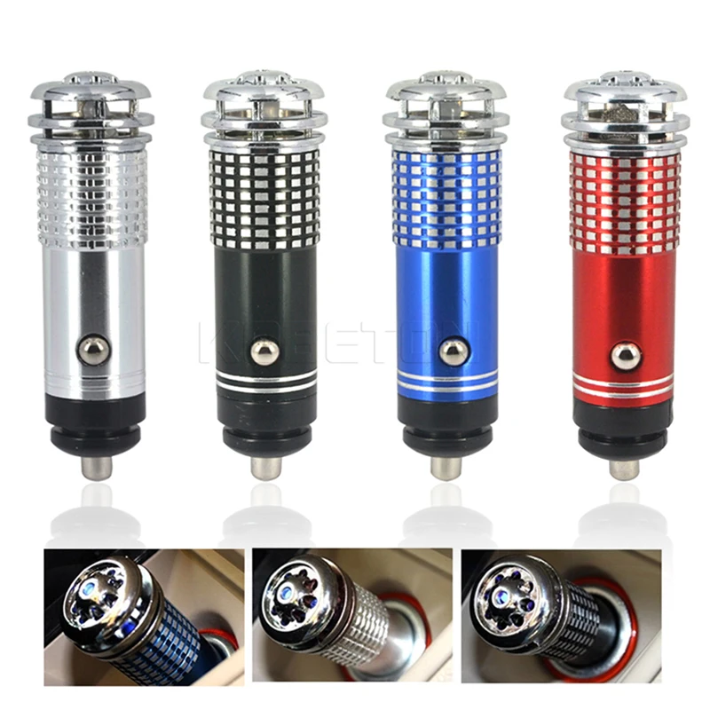 

Car Air Purifier 12V Mini Auto Car Fresh Air Anion Ionic Purifier Oxygen Bar Ozone Ionizer Cleaner