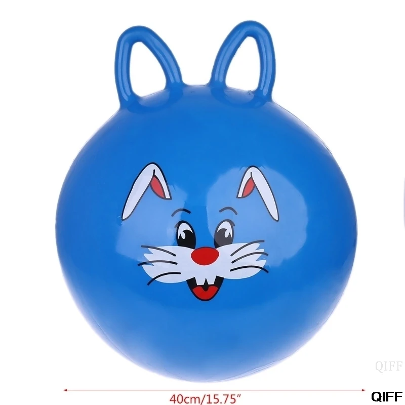 

Drop Ship&Wholesale New 18" Cat Ear Inflatable Jump Ball Hopper Bounce Retro Ball With Handle Gift May06