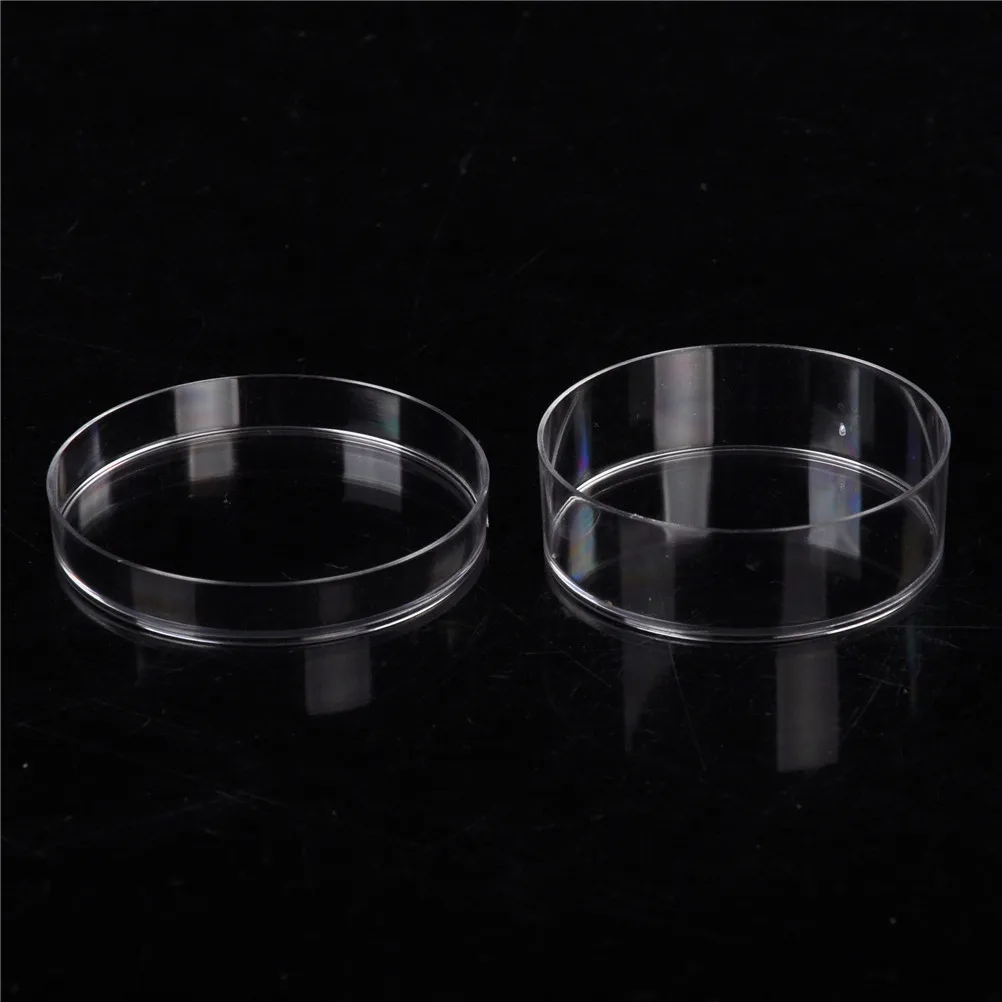 

10PCS Sterile Petri Dishes with Lids for Lab Practical Plate Bacterial Yeast Chemical Instrument Lab Supply