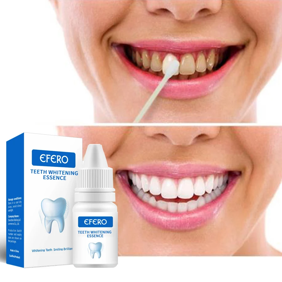 EFERO чистящий порошок для зубов, сыворотка, отбеливающий гель для зубов, стоматологические инструменты, гигиена полости рта, удаление пятен, зубной налет, отбеливающая эссенция, 1 шт