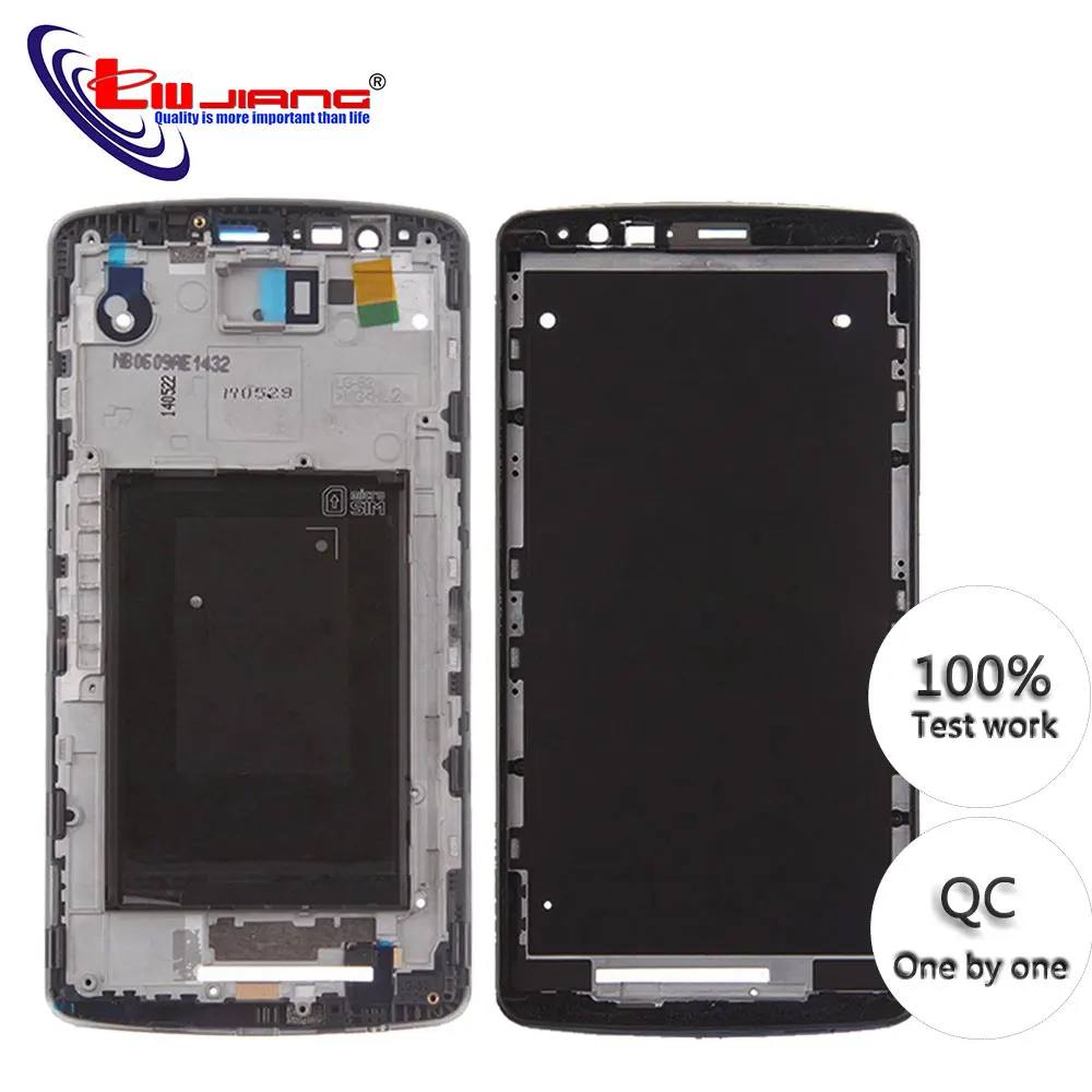 Оригинальная рамка ЖК корпуса для LG G3 D851 D855 VS985 LS985 D850 пластина средней рамы с