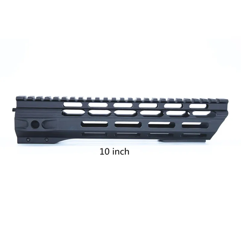 AR-15 тонкий свободный поплавок mlok MLOK handguard 7 10 12 15 дюймов ствольная накладка Пикатинни рейку кронштейн для M4 M16 5,56 винтовка - Цвет: 10 inch