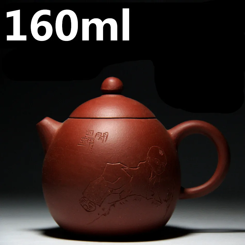 Mini Teapots 160ml Chinese Purple Clay YiXing ZiSha Tea Set Ceramic