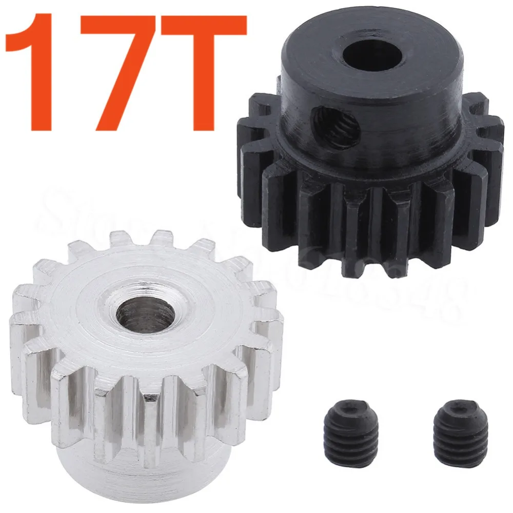 

Steel Metal Motor Pinion Gear 17T 0.8 Module For 1:10 Himoto E10XT E10XTL Katana Truggy Spare Parts