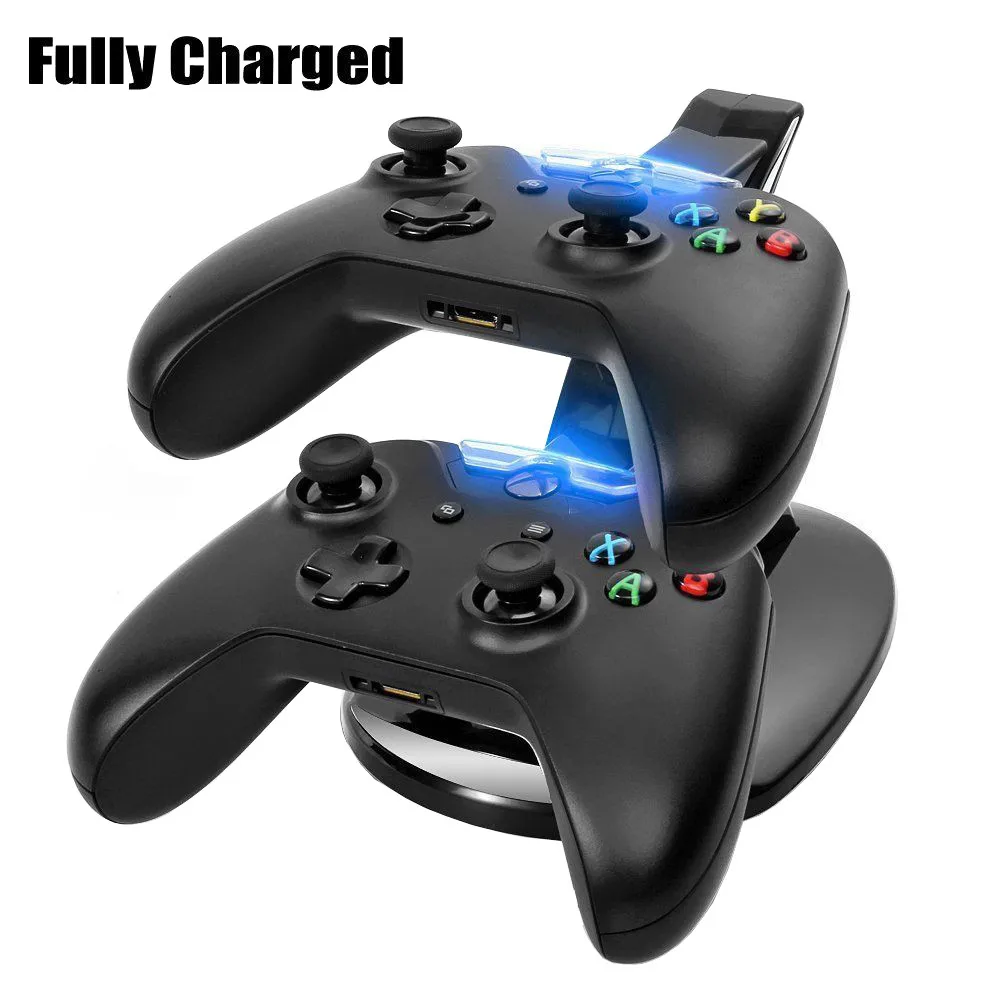 LED Light Dual Charging Dock Station Charger for Xbox One Controllerin