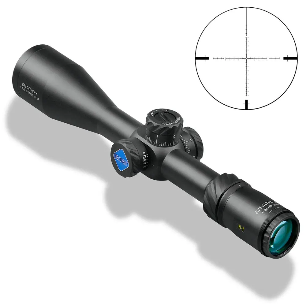 

Top Quality Discovery VT-T 6-24X50 SFVF FFP First Focal Plane Air Riflescope Gun Hunting Sights Optical Etched Reticle