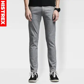 

HISTREX PROFESSIONAL JEANS STORE Men Jeans Fashion Long Pants Stretch Cotton and Linen Casual Slim Pants For Man #HJV6Y