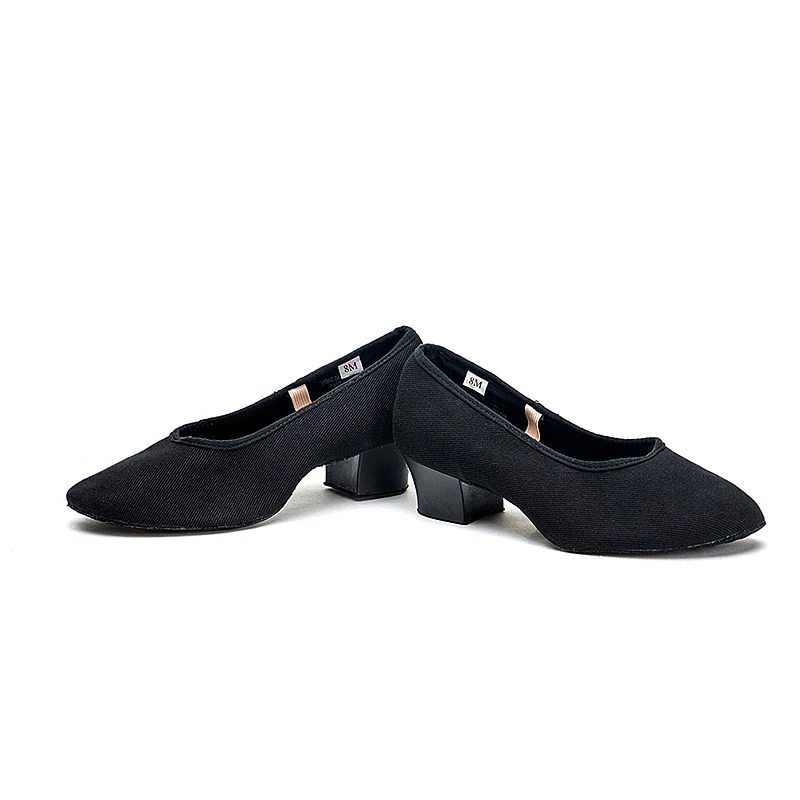 Sansha  Women Girls Canvas Teacher Shoes Low Heel Suede Full Leather Outsole  CL35C 5