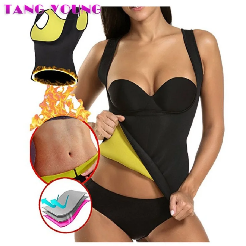 

Women Neoprene Shapers Body Slimming Waist Trainer Vest Sweat Sauna Workout Underbust Shaperwear Tank Top Workout Corset HA0369