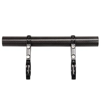 

20CM Super Long GUB 202 Carbon Fiber Bike Bicycle Handlebar Extender Extension Light Lamp computer phone Mount Stand Holder