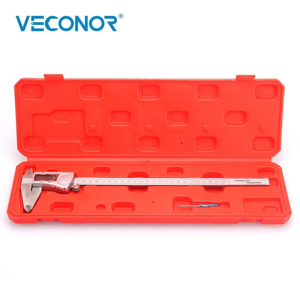 

0-300mm Digital Vernier Caliper LCD Display Measuring Gauge Tool Stainless Steel Specially For Professtional Engineer Use