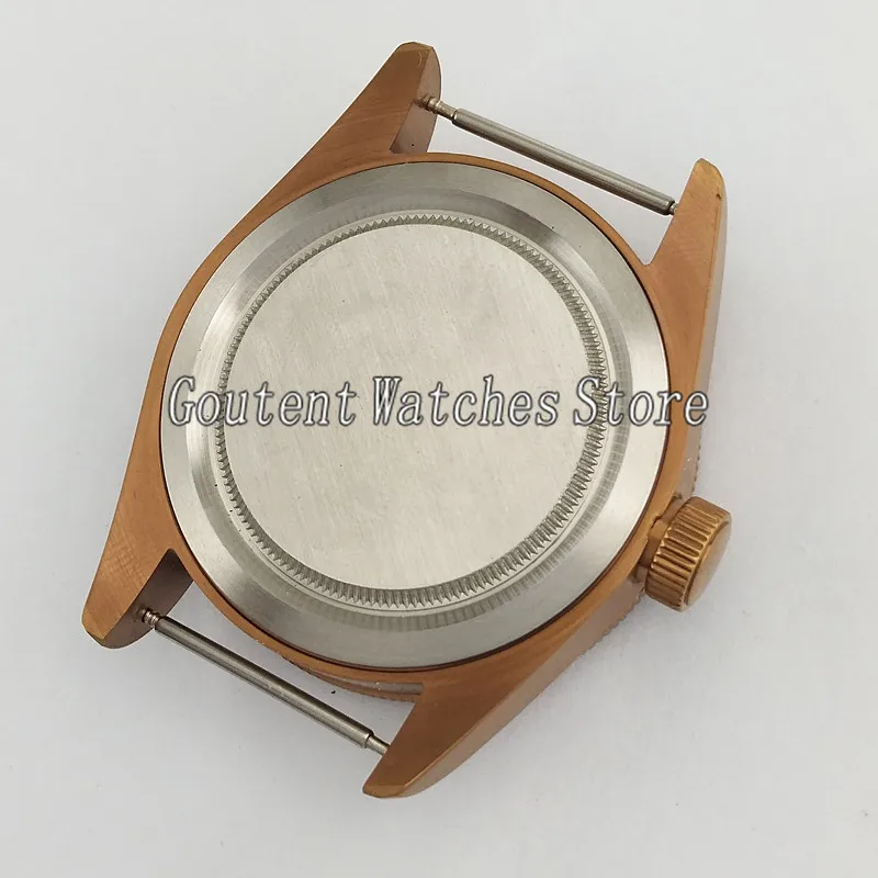 Чехол для часов Miyota 8215 ETA 2836 Mingzhu DG2813/3804 p814 41 мм с бронзовым покрытием|Часы Чехлы| |