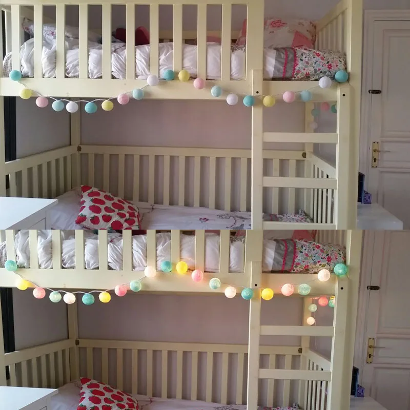 Guirlandes Lumineuses De Boules De Coton De Thailande A Led Feerique Decoration De Mariage Nouvel An Noel Cadeau Pour Enfant Aliexpress
