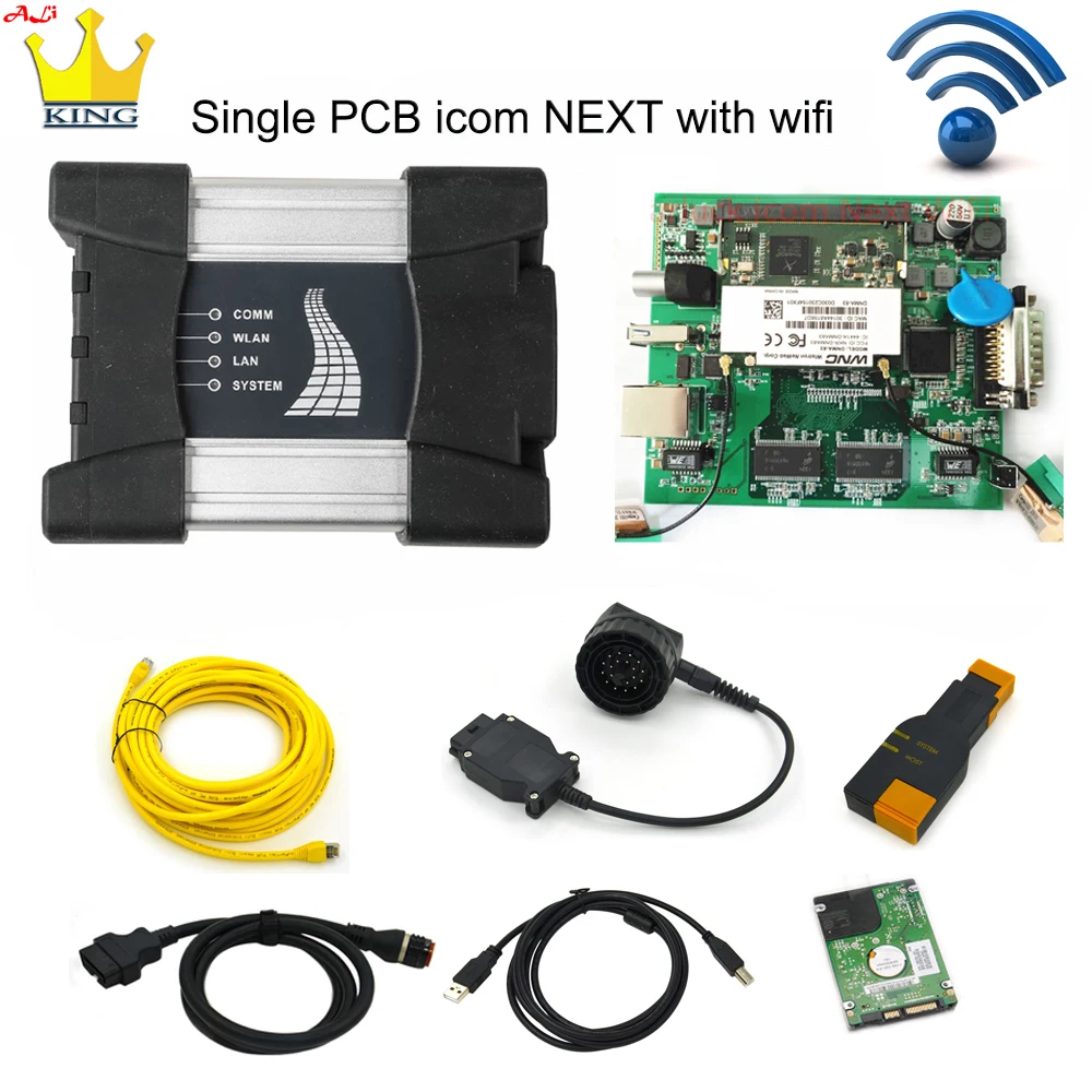 Для BMW ICOM NEXT wifi S+++ Одиночная печатная плата для BMW ICOM A2+ B+ C поддержка диагностического и программного инструмента