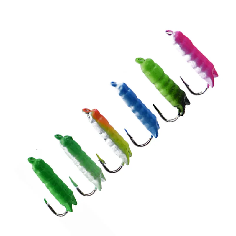 

Ningyo Hime 6Pcs/Lot New Winter Fish Shape Ice Fishing Lure Mini Metal Lead Head Hook Bait 2cm 1.5g Jigging Fishing Tackle