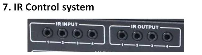 Playvision высокопроизводительный с бесшовным выходом переключения и смешанным входом 4X4 матричный коммутатор, пульт дистанционного управления, Rs-232 и Tcp/Ip