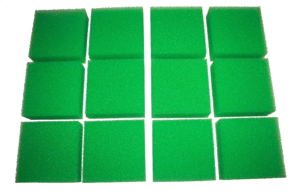 

Pack of 12 Compatible Nitrate Aquarium Filter Sponge for Juwel Standard / Bioflow 6.0